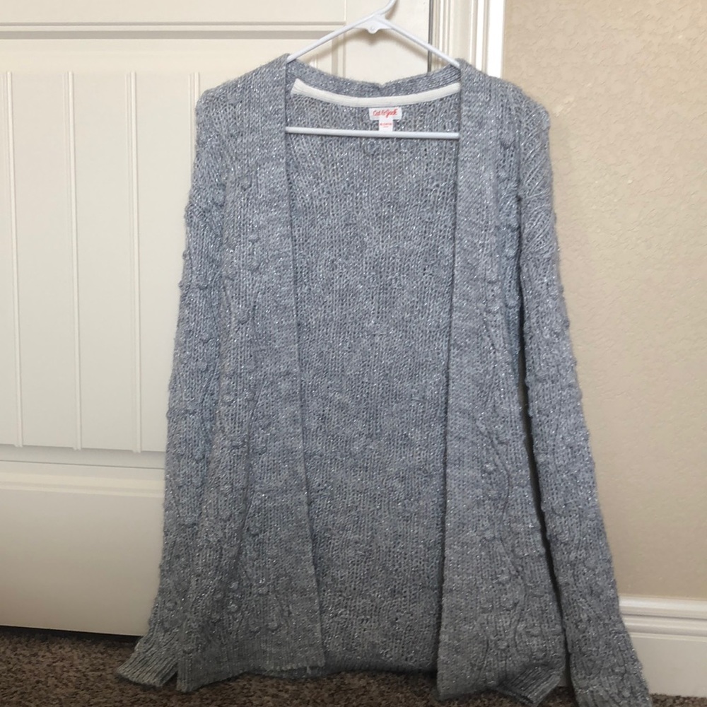 Cute sweater jacket.